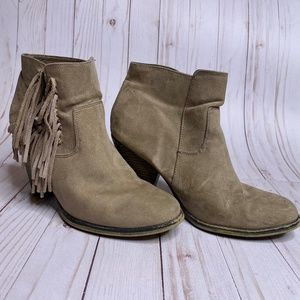 MIA Lindsie Fringe western booties